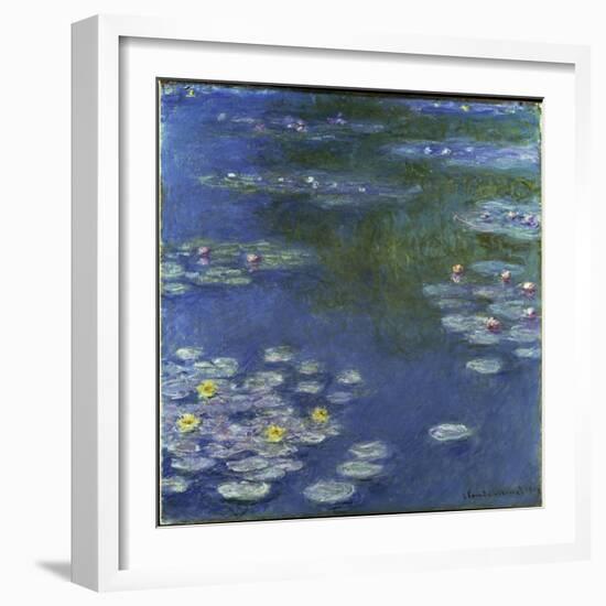 Waterlilies, 1908-Claude Monet-Framed Giclee Print