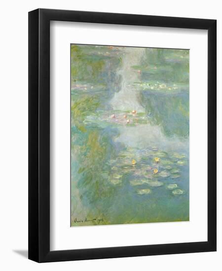 Waterlilies, 1908-Claude Monet-Framed Giclee Print