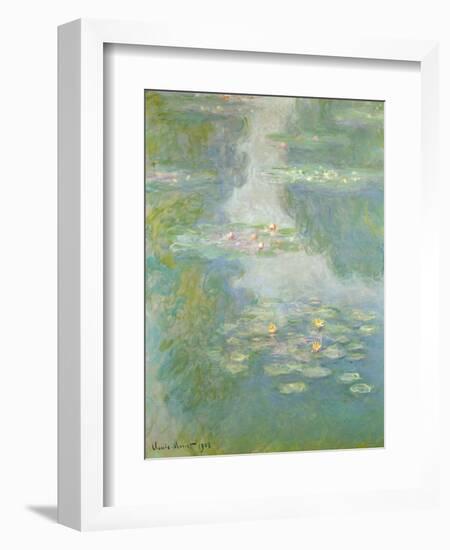 Waterlilies, 1908-Claude Monet-Framed Giclee Print