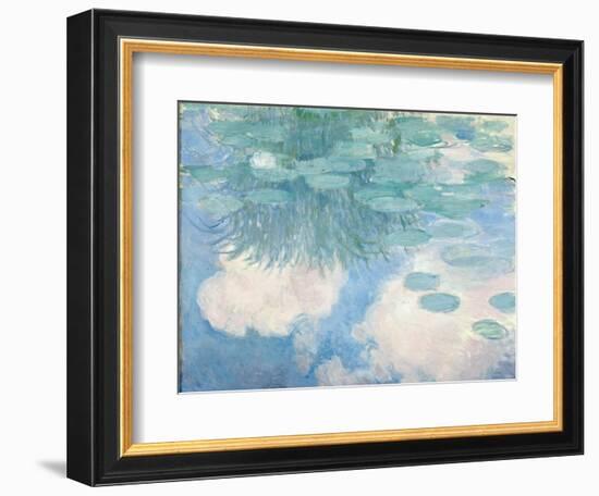 Waterlilies, 1914-17-Claude Monet-Framed Giclee Print