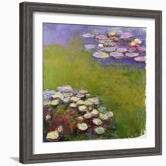 Waterlilies, 1914-17-Claude Monet-Framed Premium Giclee Print