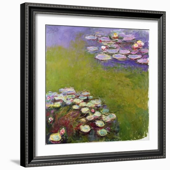 Waterlilies, 1914-17-Claude Monet-Framed Premium Giclee Print