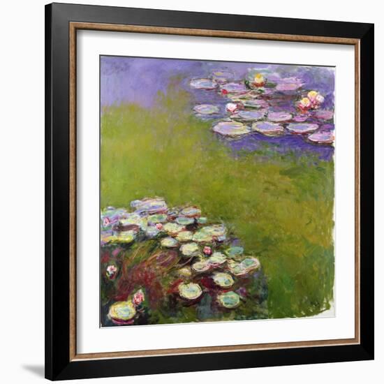 Waterlilies, 1914-17-Claude Monet-Framed Giclee Print