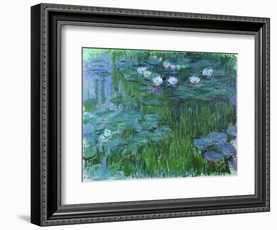 Waterlilies, 1914-17-Claude Monet-Framed Giclee Print