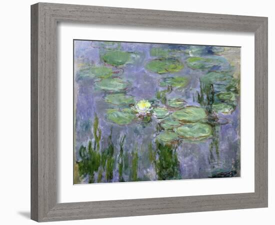 Waterlilies, 1915-Claude Monet-Framed Giclee Print