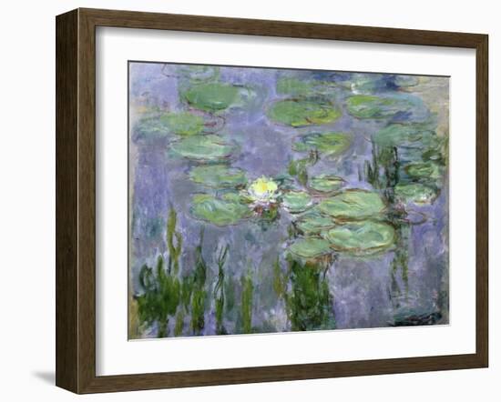 Waterlilies, 1915-Claude Monet-Framed Giclee Print