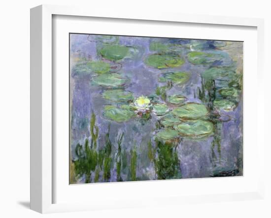 Waterlilies, 1915-Claude Monet-Framed Giclee Print