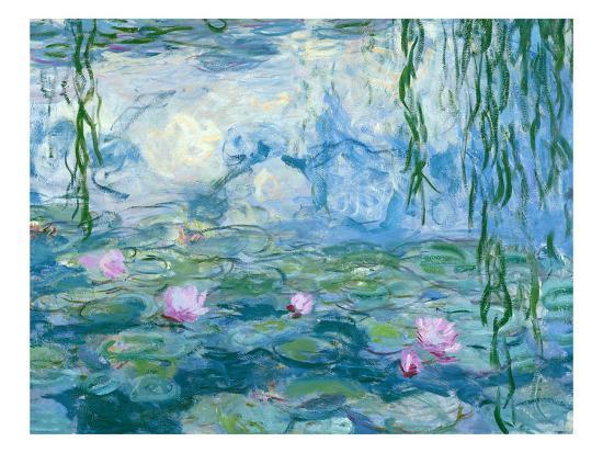Waterlilies 1916 19 Detail Giclee Print Claude Monet Art Com