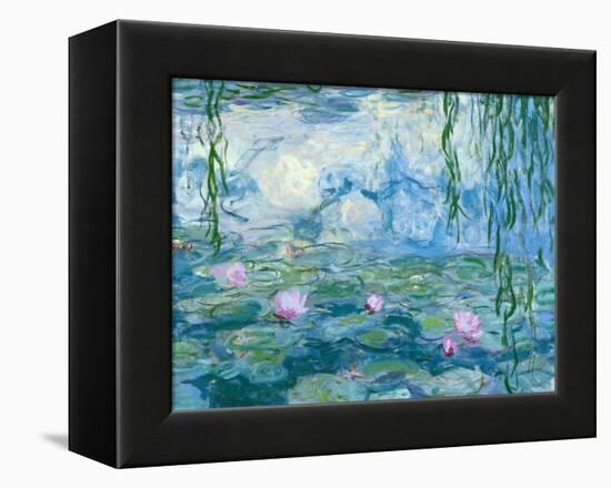 Waterlilies, 1916-19 (Detail)-Claude Monet-Framed Premier Image Canvas