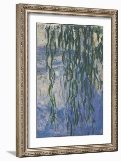 Waterlilies, 1916-19 (Detail)-Claude Monet-Framed Giclee Print