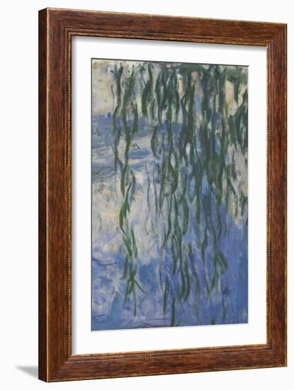 Waterlilies, 1916-19 (Detail)-Claude Monet-Framed Giclee Print