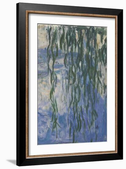 Waterlilies, 1916-19 (Detail)-Claude Monet-Framed Giclee Print