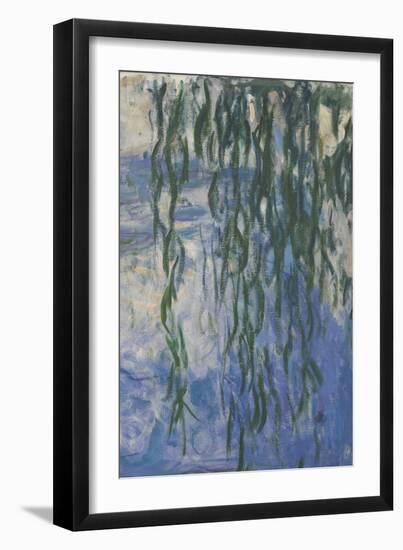 Waterlilies, 1916-19 (Detail)-Claude Monet-Framed Giclee Print