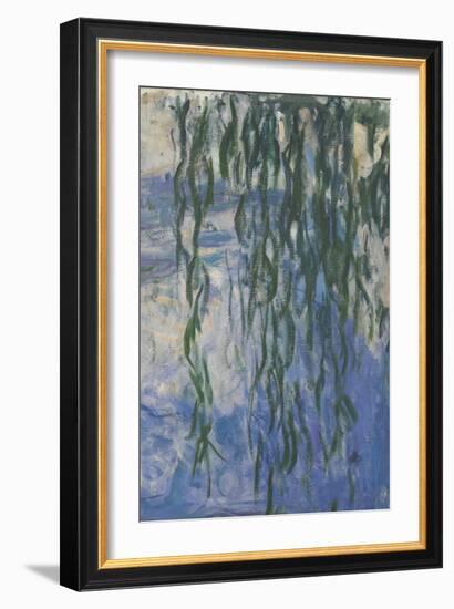 Waterlilies, 1916-19 (Detail)-Claude Monet-Framed Giclee Print