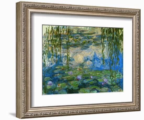 Waterlilies, 1916-1919-Claude Monet-Framed Giclee Print