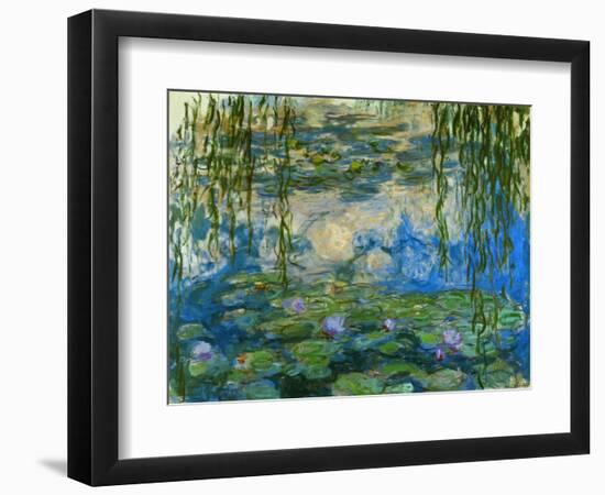 Waterlilies, 1916-1919-Claude Monet-Framed Giclee Print