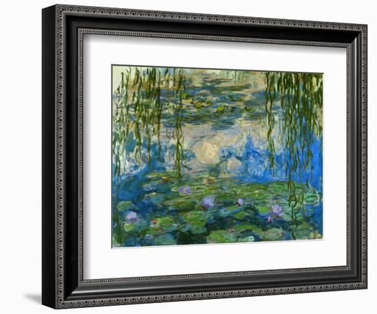 Waterlilies, 1916-1919-Claude Monet-Framed Giclee Print