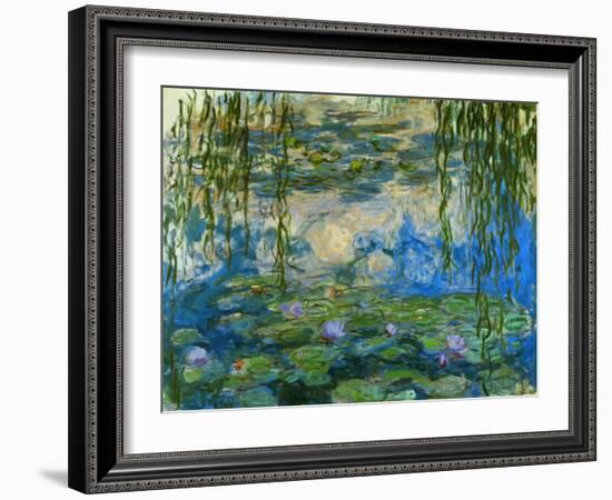 Waterlilies, 1916-1919-Claude Monet-Framed Giclee Print