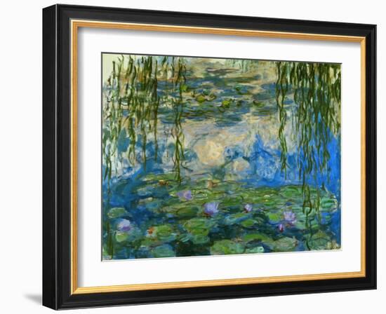 Waterlilies, 1916-1919-Claude Monet-Framed Giclee Print