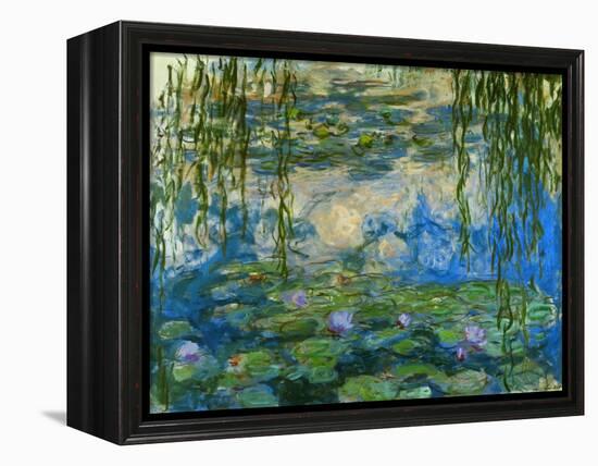 Waterlilies, 1916-1919-Claude Monet-Framed Premier Image Canvas