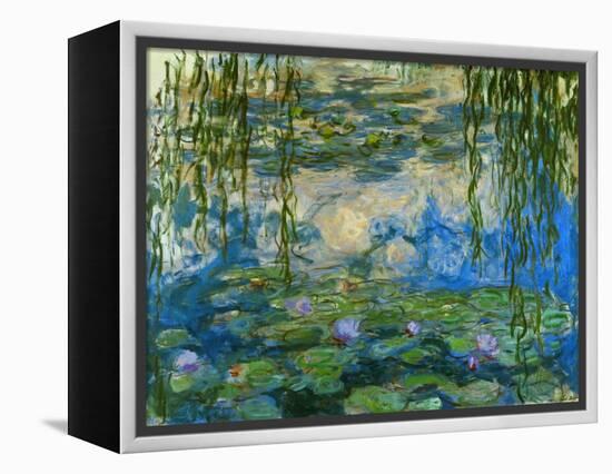 Waterlilies, 1916-1919-Claude Monet-Framed Premier Image Canvas