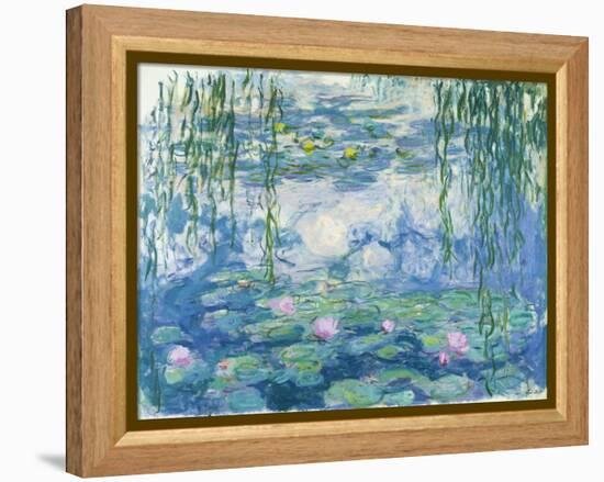 Waterlilies, 1916-19-Claude Monet-Framed Premier Image Canvas