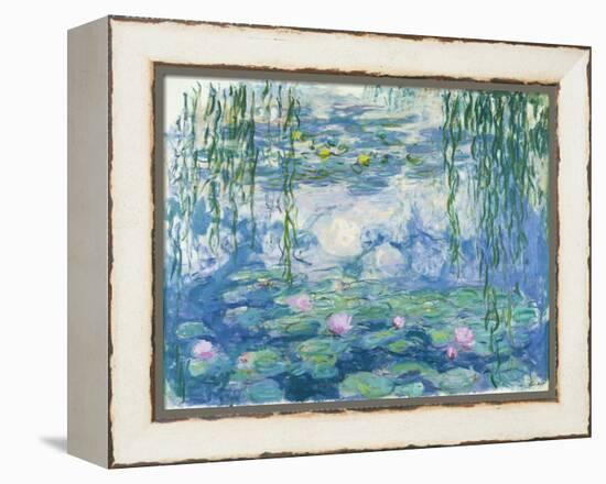 Waterlilies, 1916-19-Claude Monet-Framed Premier Image Canvas