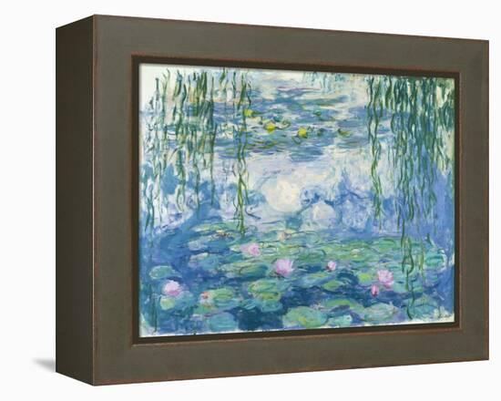 Waterlilies, 1916-19-Claude Monet-Framed Premier Image Canvas