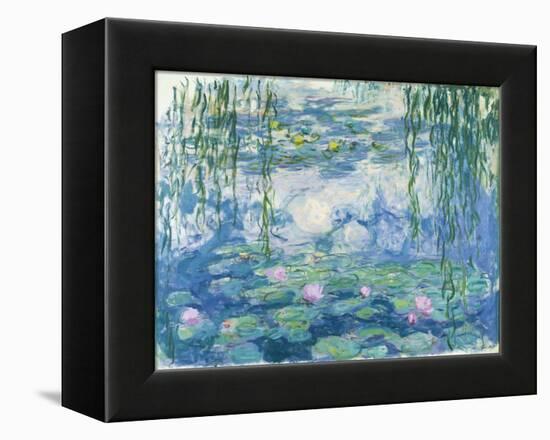 Waterlilies, 1916-19-Claude Monet-Framed Premier Image Canvas