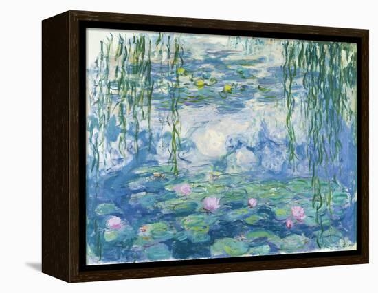 Waterlilies, 1916-19-Claude Monet-Framed Premier Image Canvas