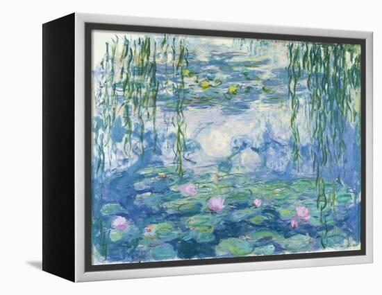 Waterlilies, 1916-19-Claude Monet-Framed Premier Image Canvas