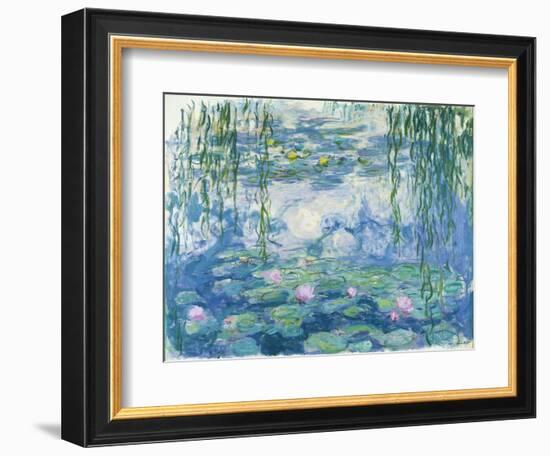 Waterlilies, 1916-19-Claude Monet-Framed Premium Giclee Print