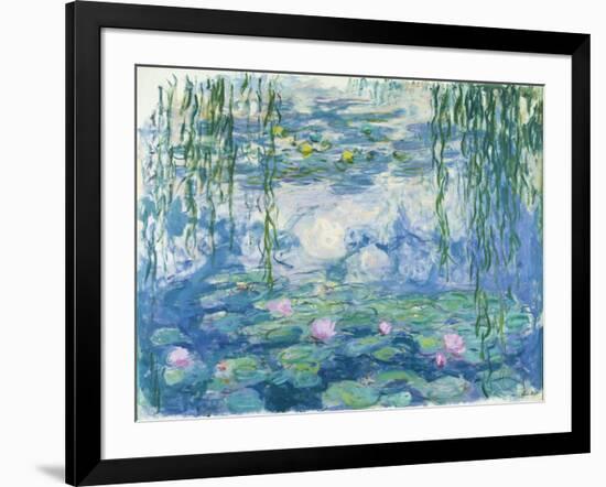 Waterlilies, 1916-19-Claude Monet-Framed Giclee Print