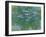 Waterlilies, 1916-19-Claude Monet-Framed Giclee Print