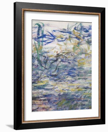 Waterlilies, 1917-19 (Detail)-Claude Monet-Framed Giclee Print