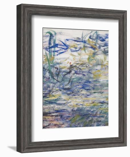 Waterlilies, 1917-19 (Detail)-Claude Monet-Framed Giclee Print