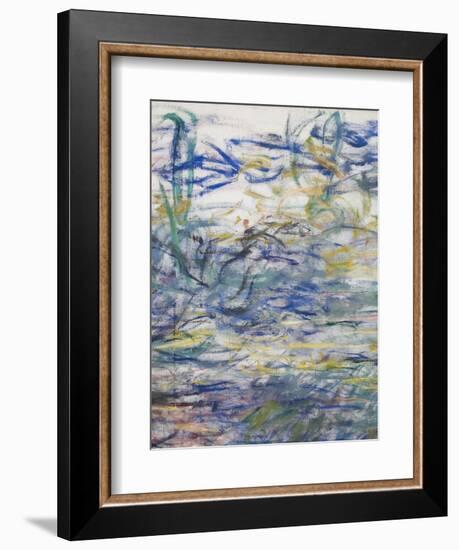 Waterlilies, 1917-19 (Detail)-Claude Monet-Framed Giclee Print