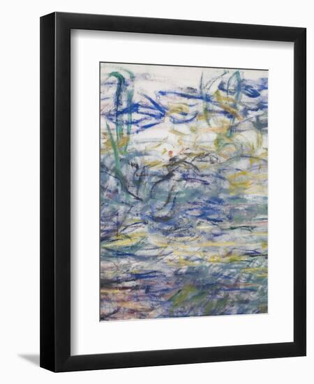 Waterlilies, 1917-19 (Detail)-Claude Monet-Framed Giclee Print