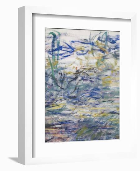 Waterlilies, 1917-19 (Detail)-Claude Monet-Framed Giclee Print