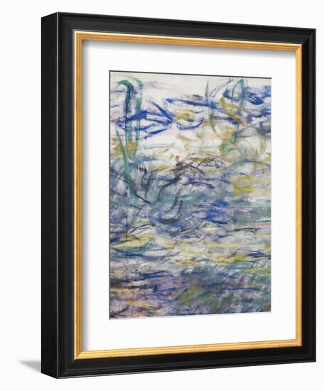 Waterlilies, 1917-19 (Detail)-Claude Monet-Framed Giclee Print