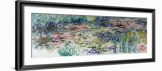 Waterlilies, 1917-19 (oil on canvas)-Claude Monet-Framed Giclee Print