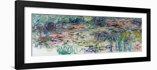 Waterlilies, 1917-19 (oil on canvas)-Claude Monet-Framed Giclee Print