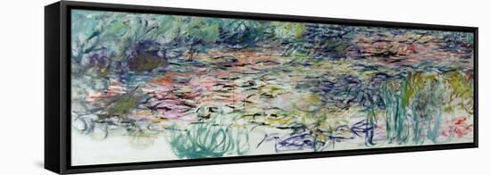 Waterlilies, 1917-19 (oil on canvas)-Claude Monet-Framed Premier Image Canvas