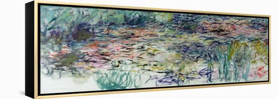 Waterlilies, 1917-19 (oil on canvas)-Claude Monet-Framed Premier Image Canvas