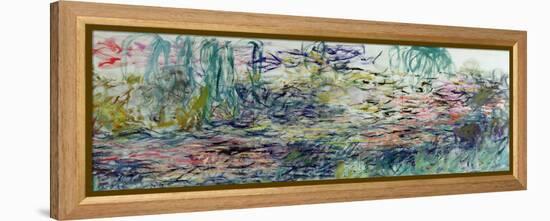 Waterlilies, 1917-19-Claude Monet-Framed Premier Image Canvas