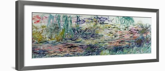 Waterlilies, 1917-19-Claude Monet-Framed Giclee Print