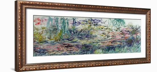 Waterlilies, 1917-19-Claude Monet-Framed Giclee Print