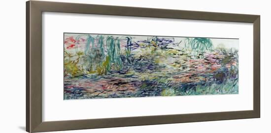 Waterlilies, 1917-19-Claude Monet-Framed Giclee Print