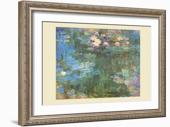 Waterlilies, 1918-Claude Monet-Framed Art Print