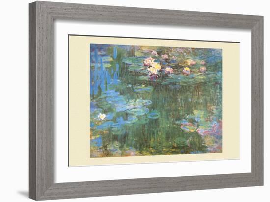 Waterlilies, 1918-Claude Monet-Framed Art Print